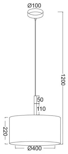 Полилей Sonter-Диаметър 40 См-бял