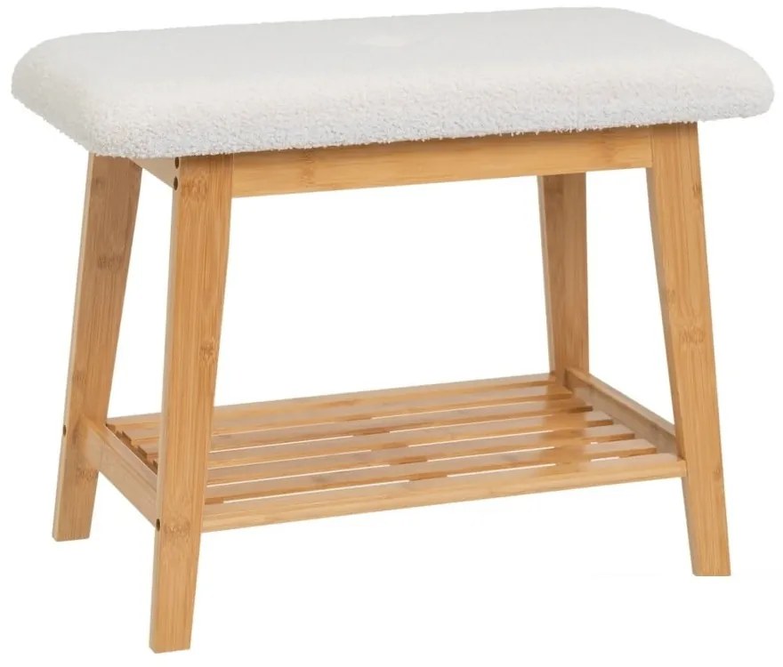 Пейка в бял и естествен цвят – Casa Selección