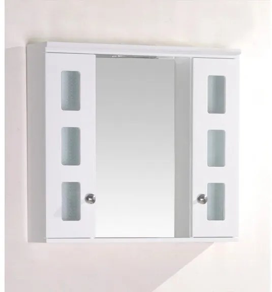 Огледален PVC шкаф ICMC 1043 60 с LED осветление, 60x13x55см