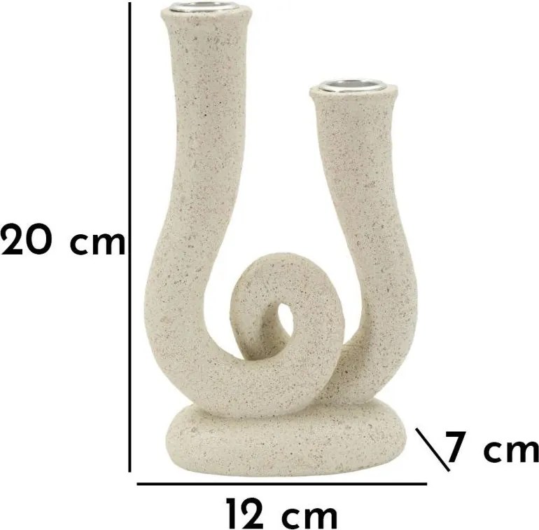 Свещник от полирезин Stons – Mauro Ferretti