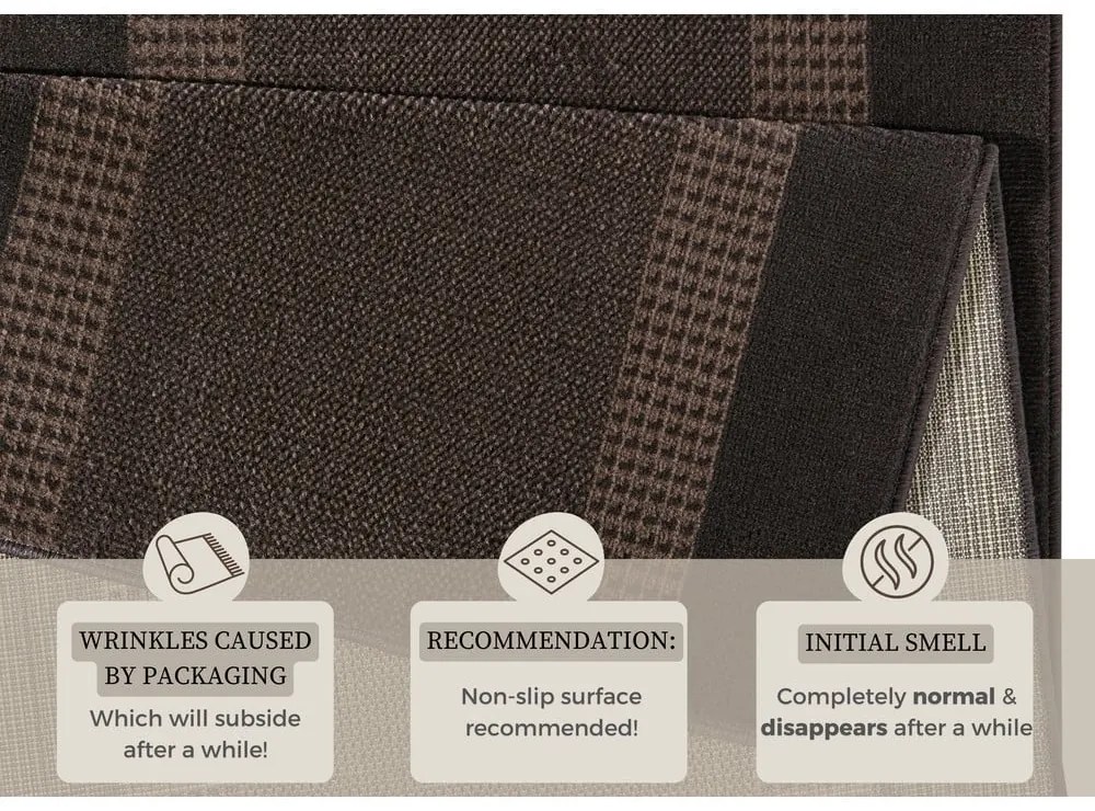 Кафяв мокет , 80 x 200 cm Basic - Hanse Home