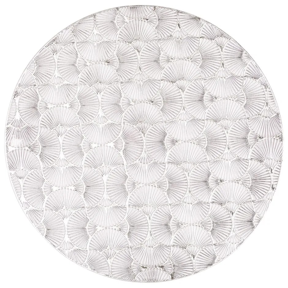 Сребърна подложка за хранене , ⌀ 38 cm - Tiseco Home Studio