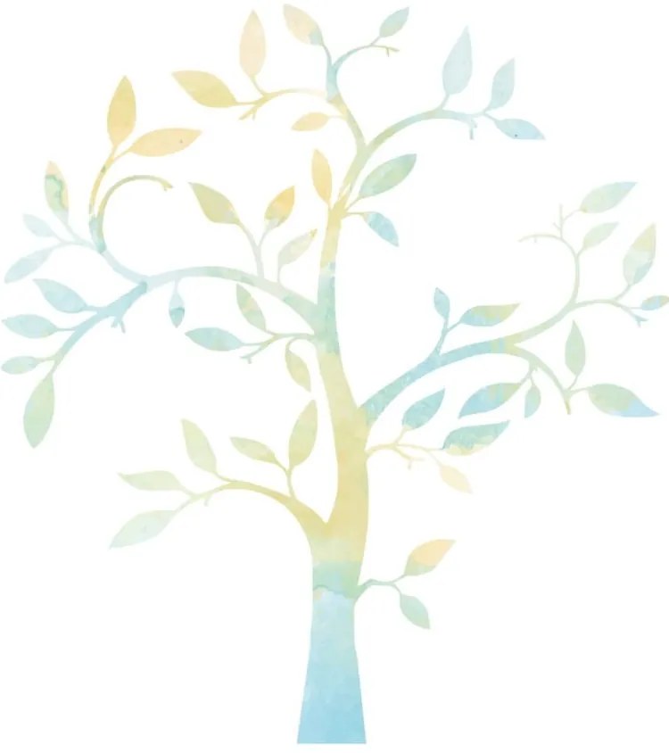 Стикер за стена семейно дърво 155 x 170 cm