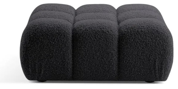 Антрацитна модулна табуретка от букле Bellis – Micadoni Home