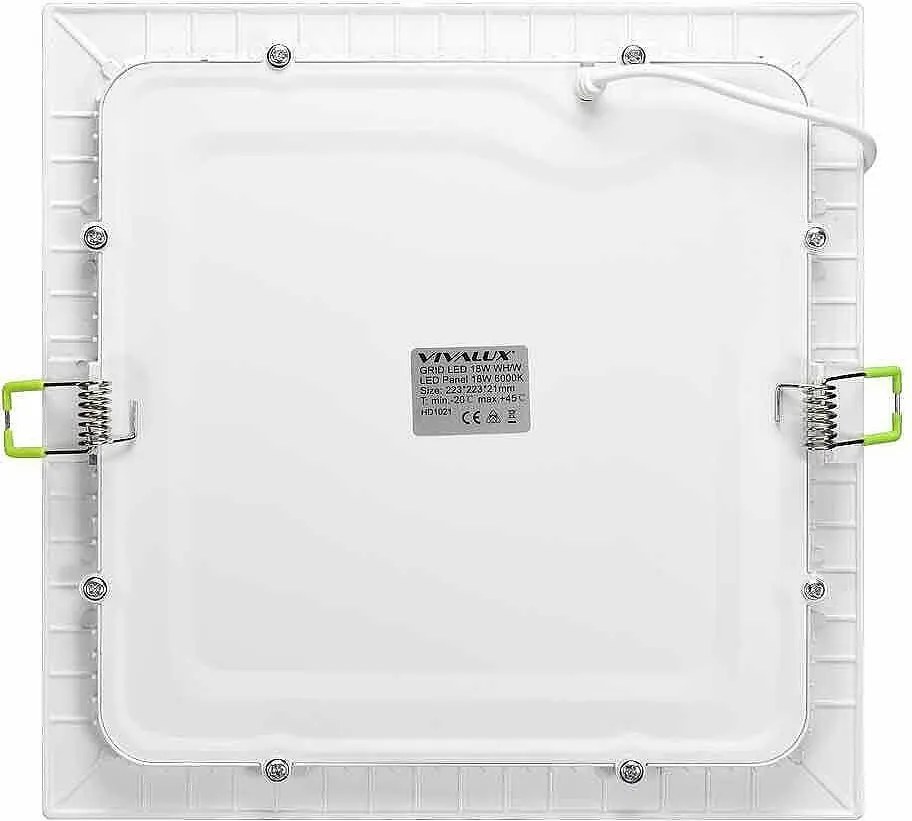 LED панел GRID, бял, 18W, 4000K