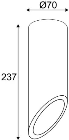 Лампа за таван Faltso 1Осветление-7x7x32-Leuko