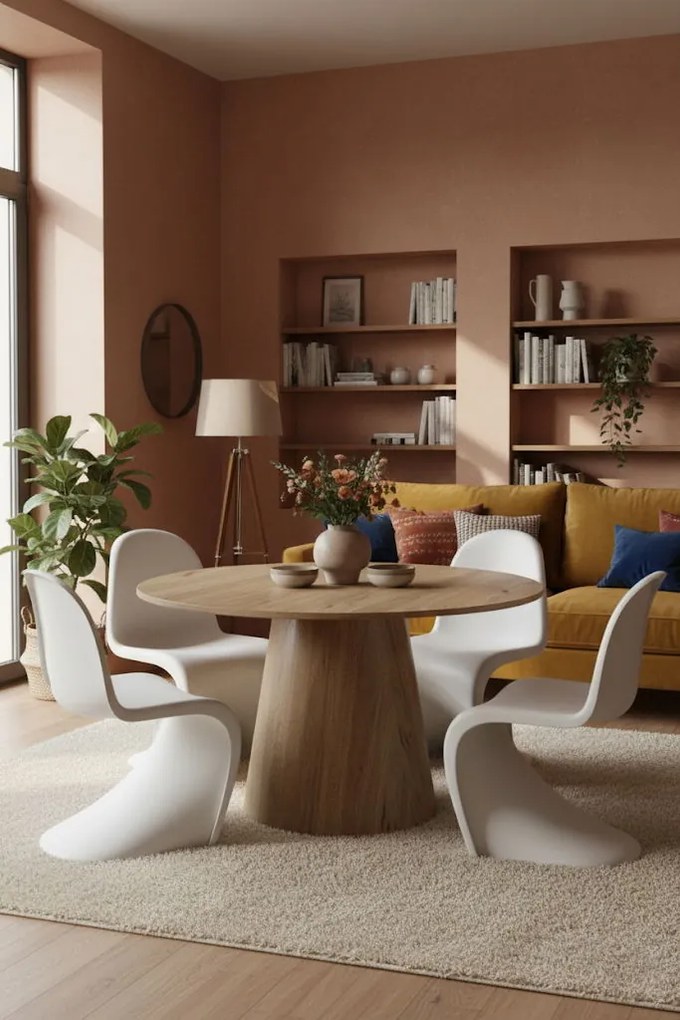 Кухненски стол Maggy-Бял (4) парчета