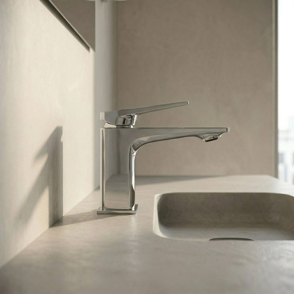 Смесител за мивка Rea Prime Chrome Low