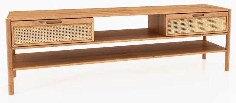 Масичка за телевизор от дъб 204x64 cm Pola - The Beds