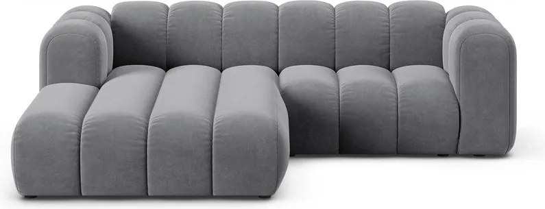 Светлосив ъглов диван (ляв ъгъл) Lupine – Micadoni Home