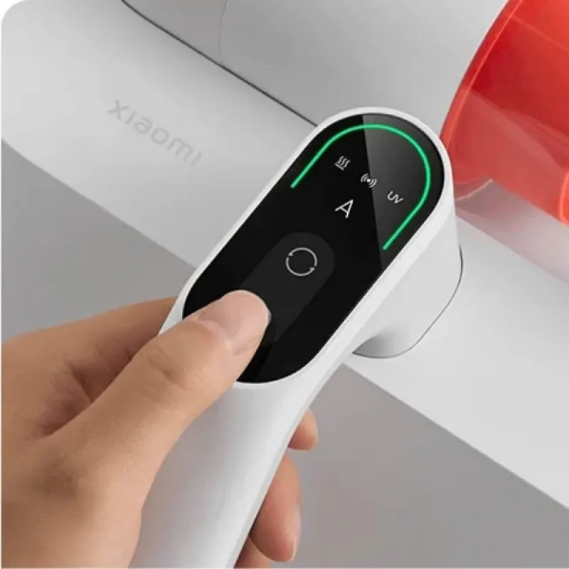 Прахосмукачка за акари и прах Xiaomi BHR8943EU Dust Mite Vacuum Cleaner Pro, 400W, 0.5 л, 3000/40000 rpm/min, 14 kPa, Cyclon, 4 степенна филтрация, LED дисплей, Бял