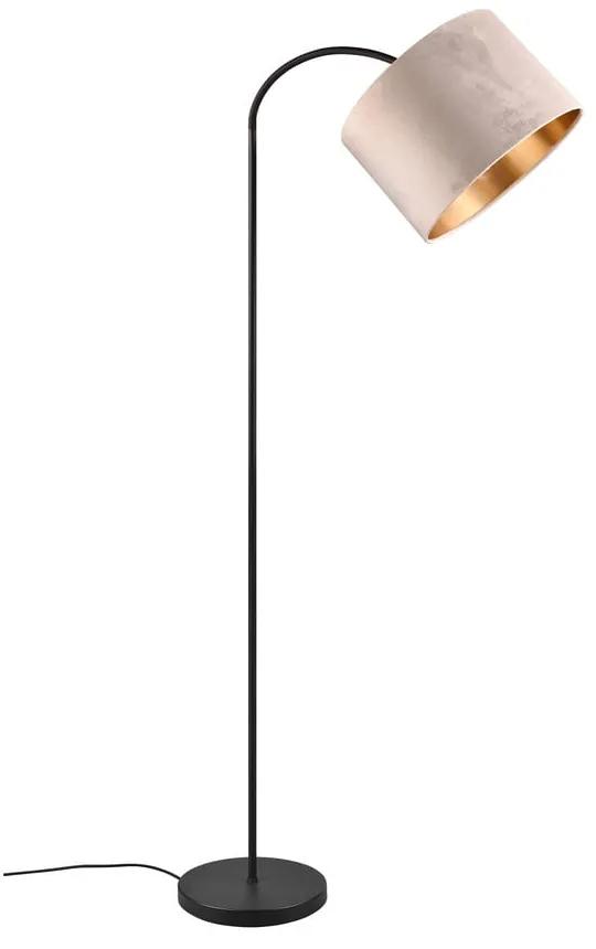Подова лампа в черно и бежово (височина 205 см) Julieta - Trio