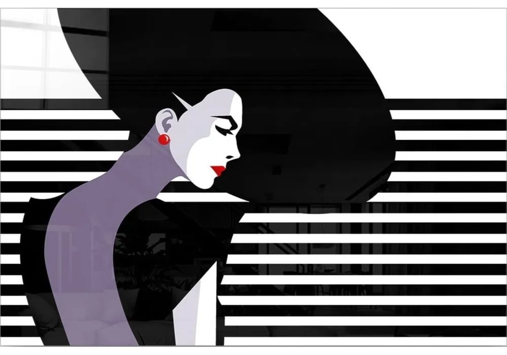 Картина върху стъкло 100x70 cm - Wallity