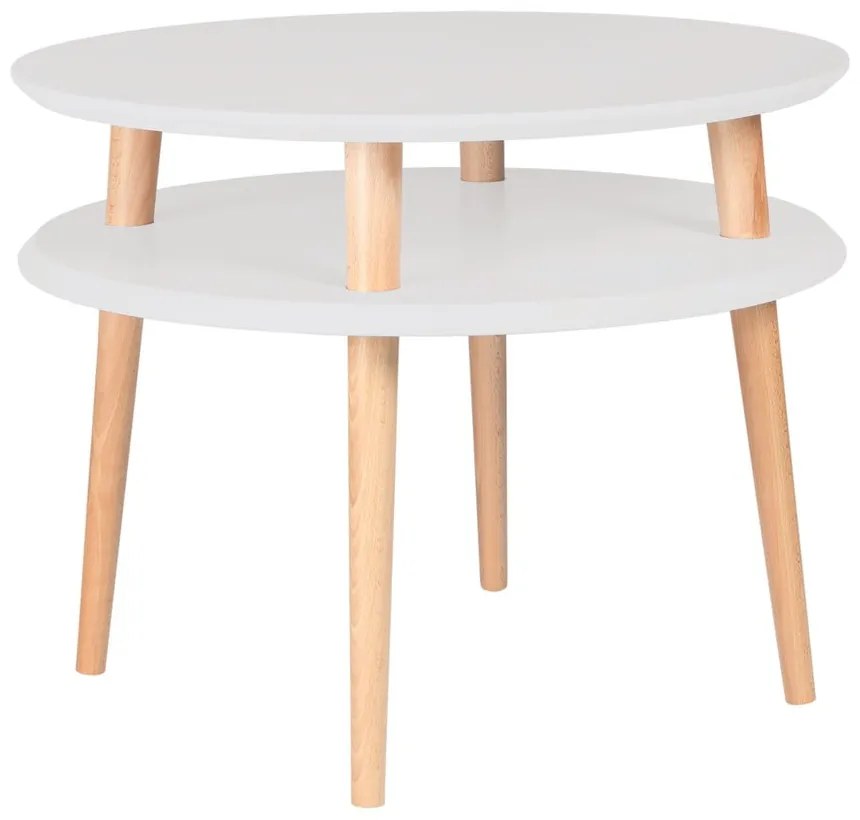 Světle šedý konferenční stolek Ragaba UFO, ⌀ 57 cm