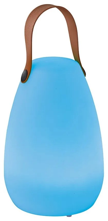 LED настолна лампа в бяло и кафяво (височина 20 см) Ruby - Fischer & Honsel