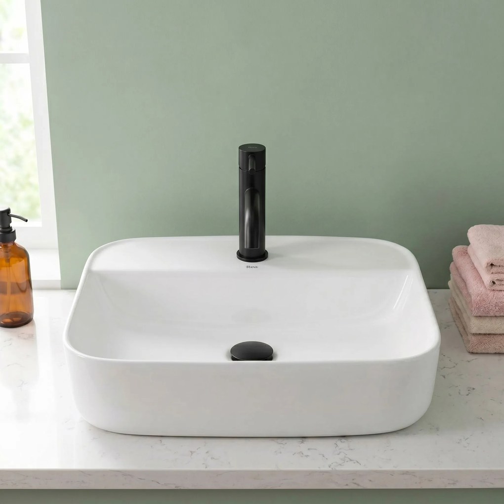 Умивалник за плот Rea Martina White