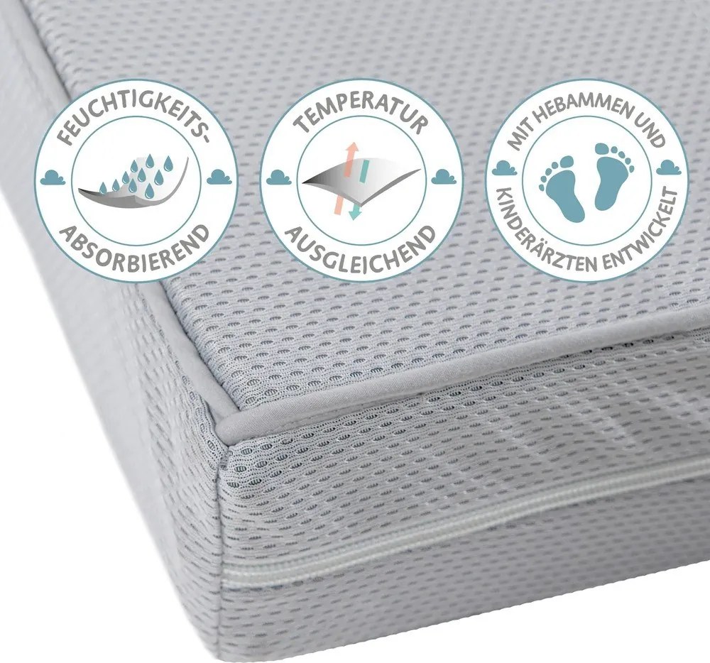 Детски матрак от пяна 60x120 cm Air balance Premiummesh - Roba