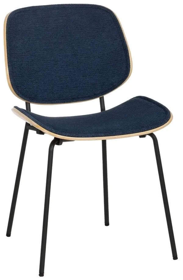 Тъмносини трапезни столове в комплект от 2 бр. Elio – Ixia