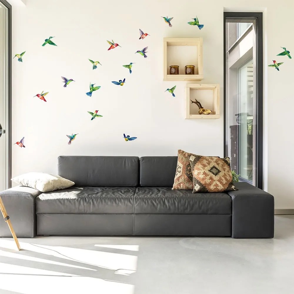 Комплект стикери за прозорец 20 бр. 40x60 cm Hummingbirds - Ambiance