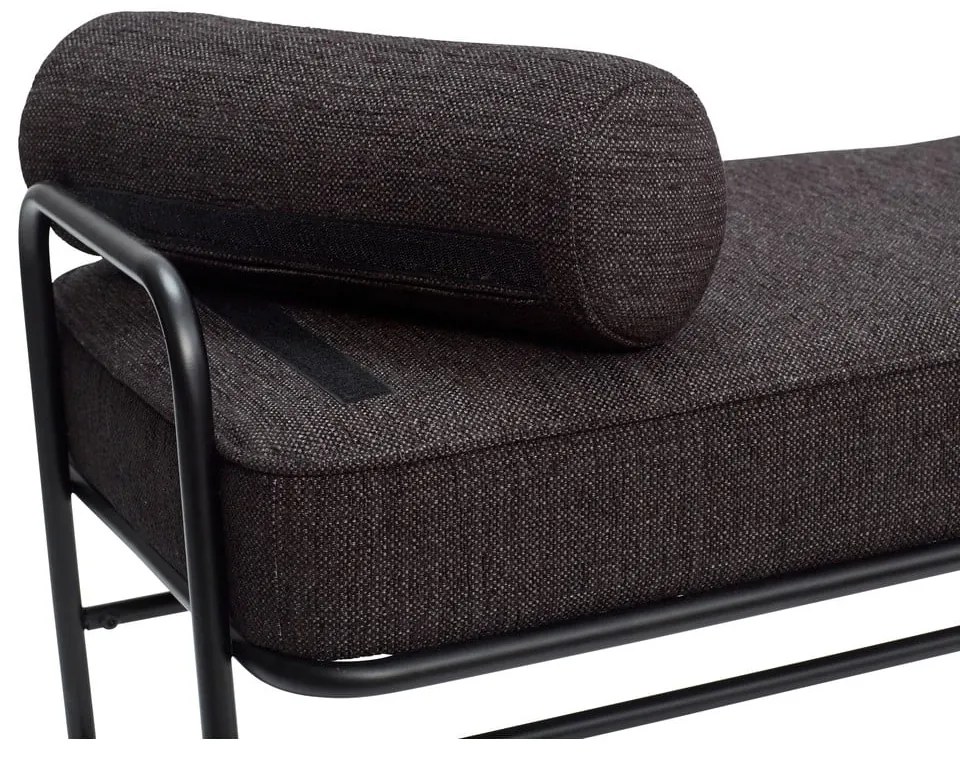 Кафяв стол за отдих с възглавница Pipe - Hübsch