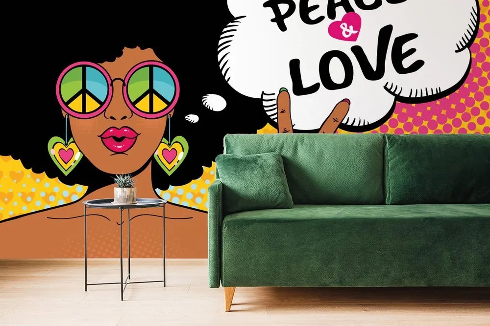 Самозалепващ тапет – Живот в мир – PEACE & LOVE