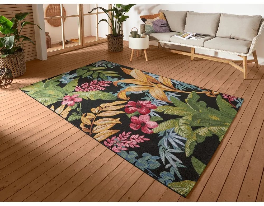 Черен външен килим 120x180 cm Flair – Hanse Home