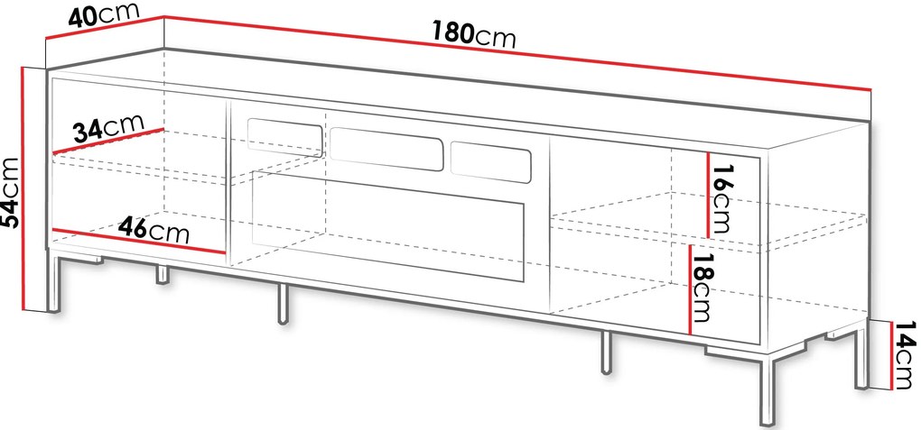 TV шкаф Merci EF