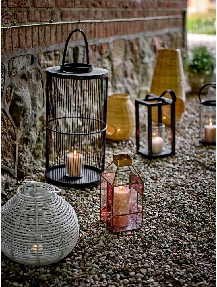 Стъклен фенер (височина 34 cm) Drew – Bloomingville