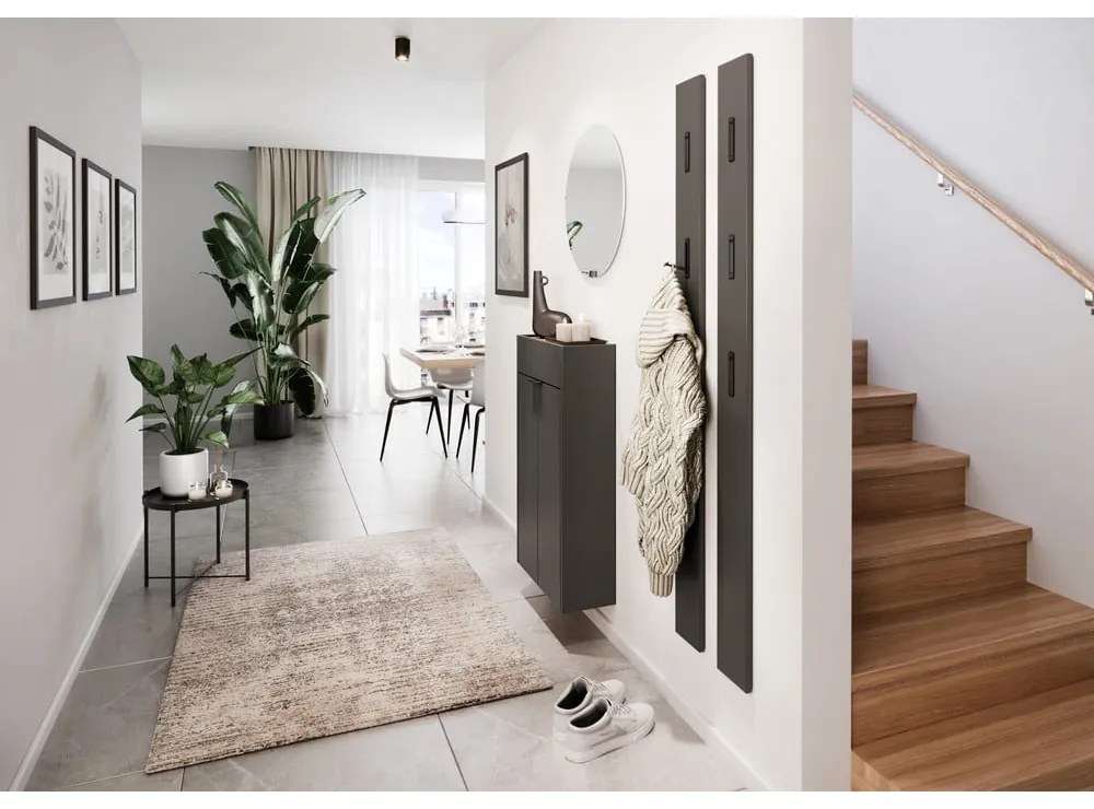 Антрацитно шкафче 56x97x22 cm Ameca – Germania