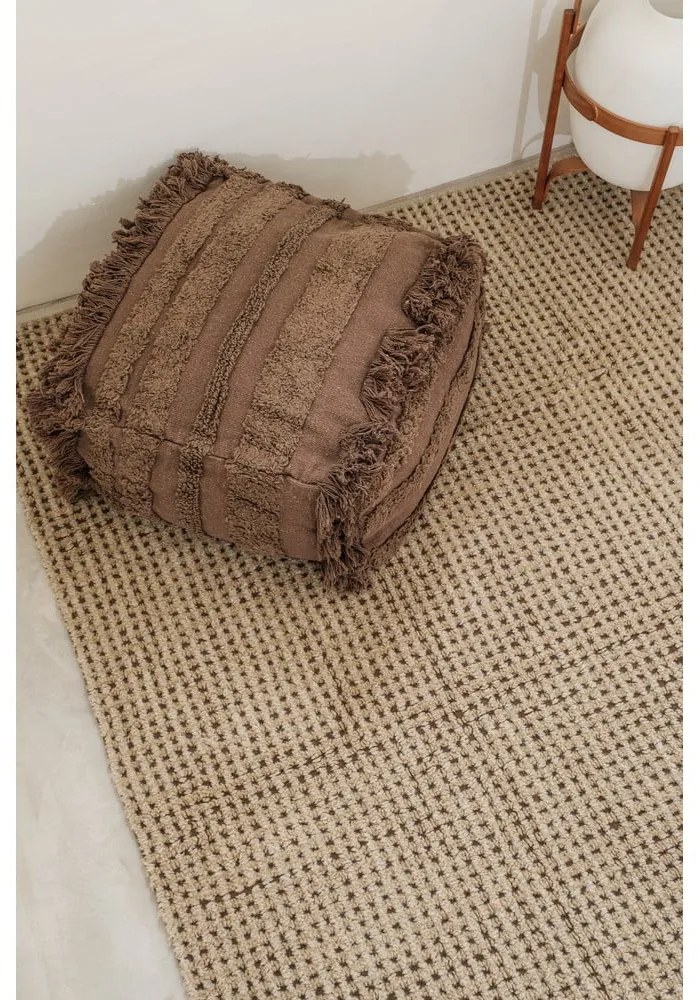 Ръчно изработен вълнен килим подходящ за пране в цвят каки 80x140 cm Unexpected Wool – Lorena Canals