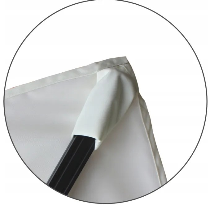 Голям градински чадър в бежово 3 x 4 м