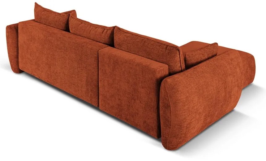 Оранжев ъглов диван (ляв ъгъл) Matera - Cosmopolitan Design