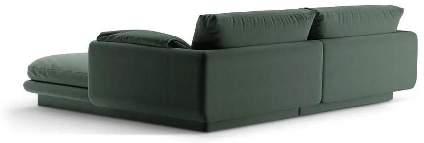 Тъмнозелен ъглов диван (ляв ъгъл) Torino – Micadoni Home