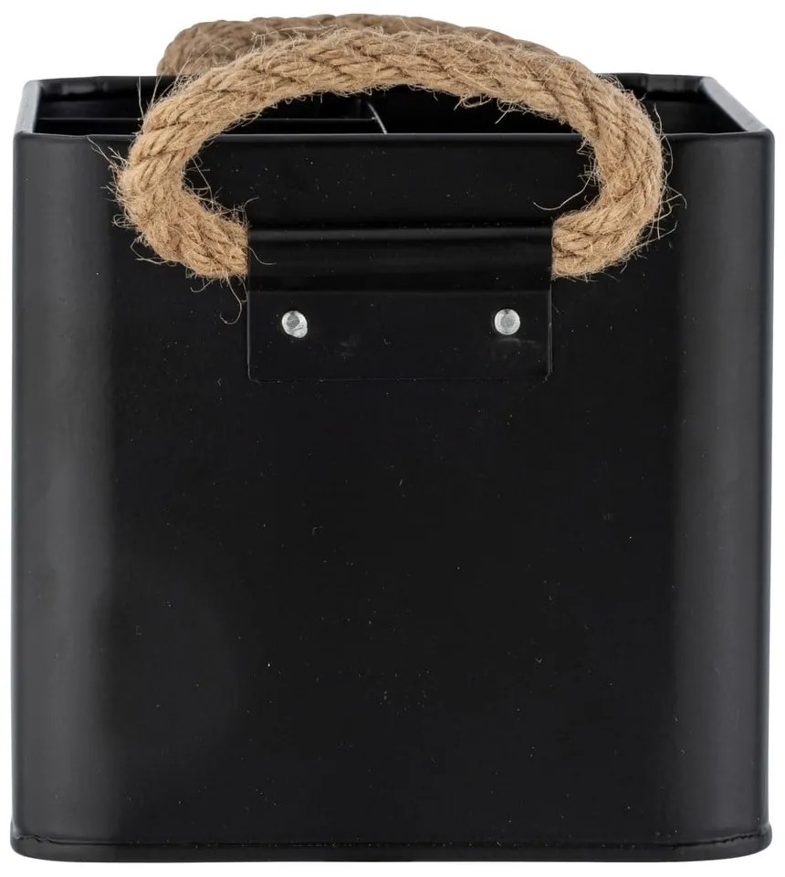 Черен органайзер за баня с 4 отделения Gara - Wenko