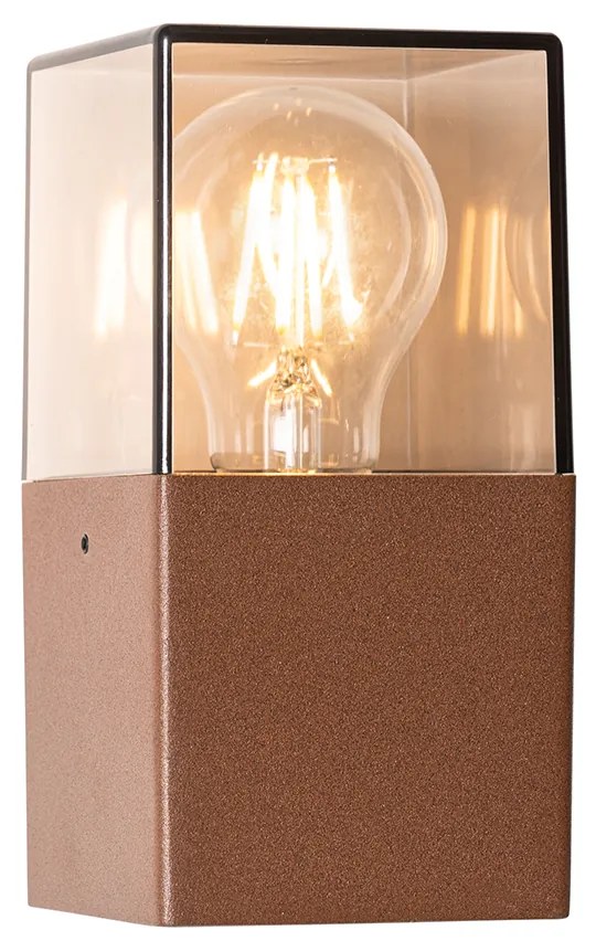 Индустриален външен стенен аплик ръждяво кафяв IP44 - Denmark