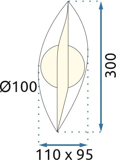 Аплик LED G031-W Gold