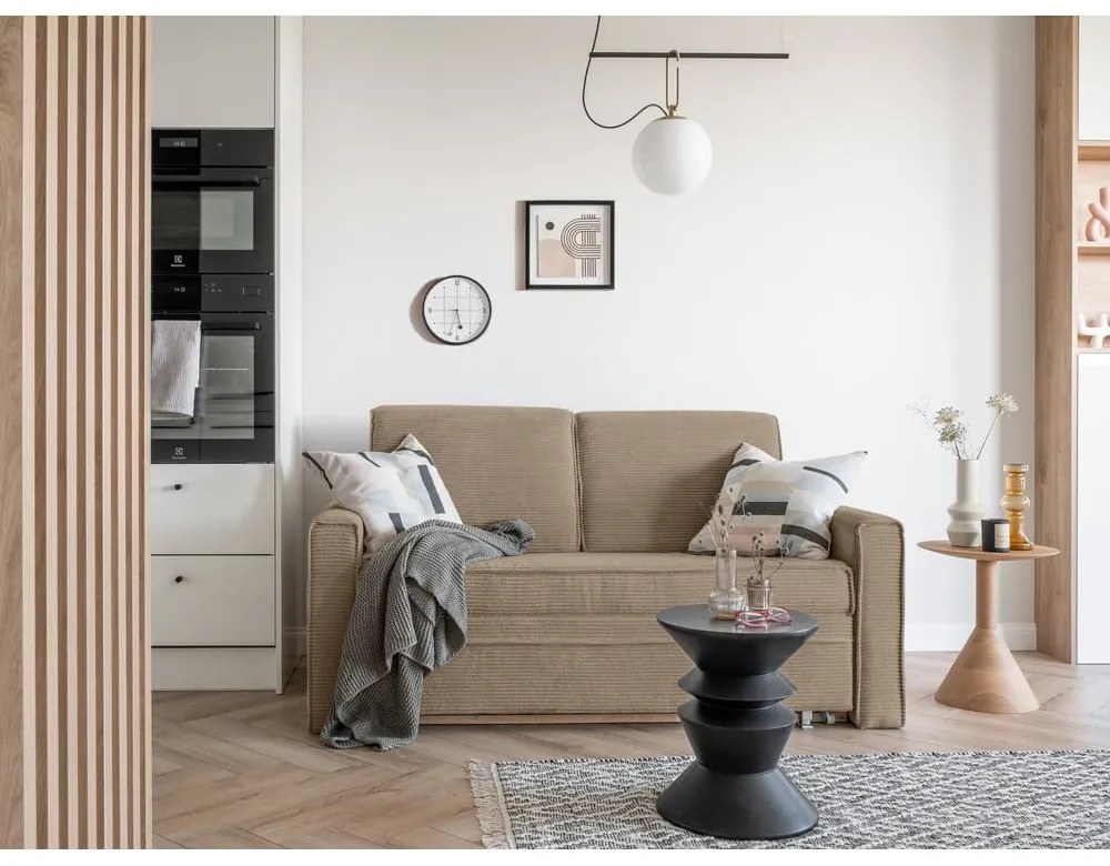 Бежов разтегателен диван 168 cm Lucky Lucy - Miuform