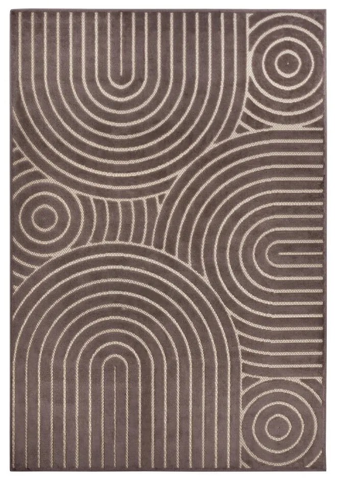 Кафяв килим 57x90 cm Iconic Wave - Hanse Home