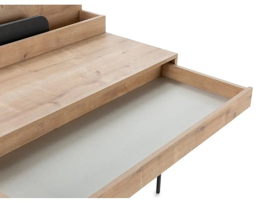 Работна маса от масивен дъб 60x113 cm Lila – Marckeric