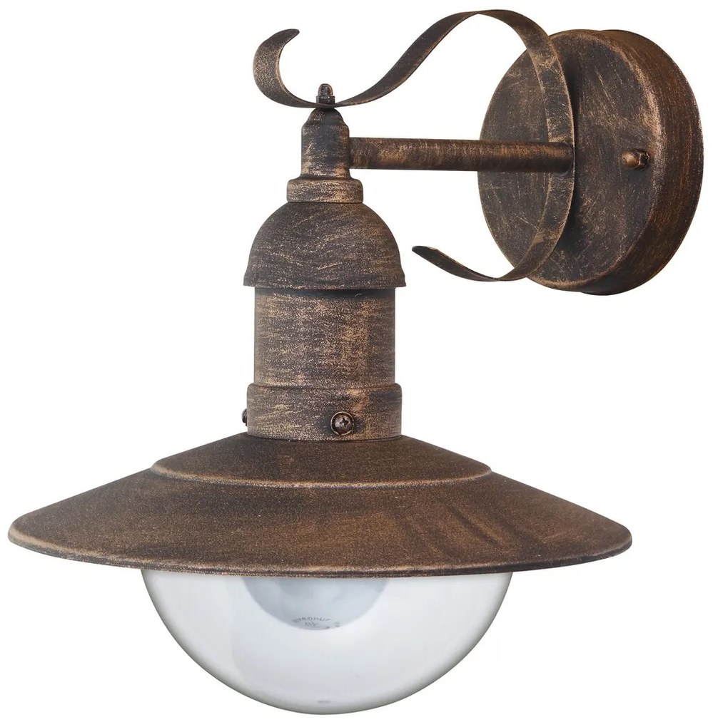 RABALUX Осло 8271, градинска лампа, антично злато, E27, 1x60W, IP44 - 8271