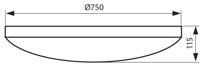 LED ПЛАФОНИЕРА 100W 3000-6400K 7600-8000LM