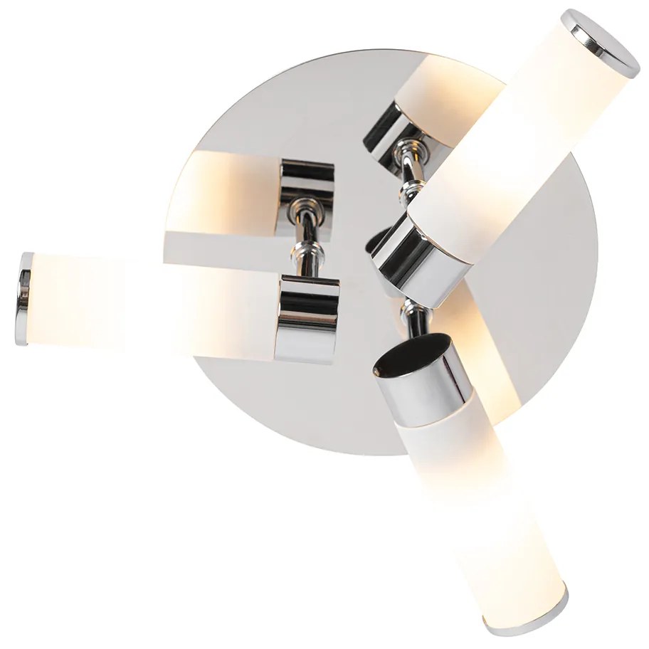 Модерна баня таванна лампа хром 3-светлина IP44 - Bath