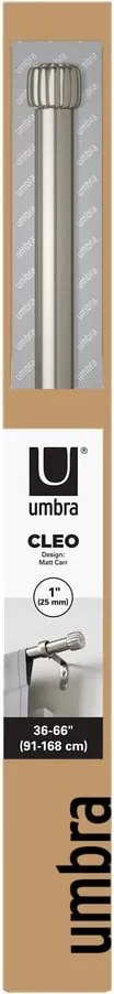 Стоманен разширяем прът за завеси в сребрист цвят 91 - 168 cm Cleo – Umbra