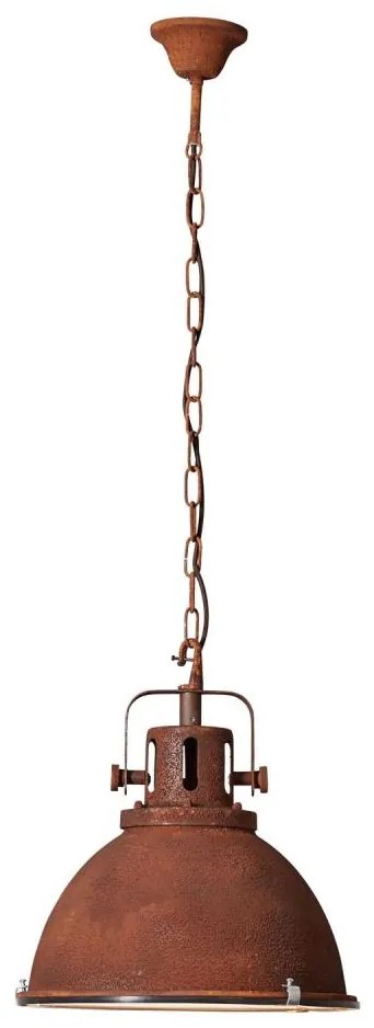 Brilliant - Полилей на верига JESPER GLAS, 1xE27/60W/230V, меден