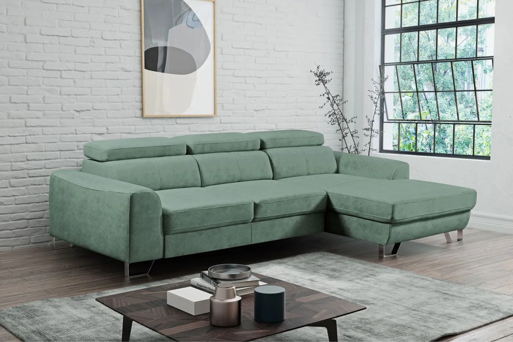 Ъглов диван Astiria-Fustiki-Leuko-Right