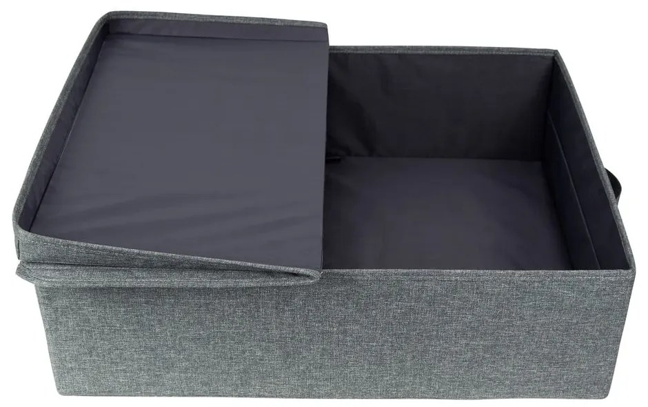 Сива кутия за съхранение под леглото - Bigso Box of Sweden