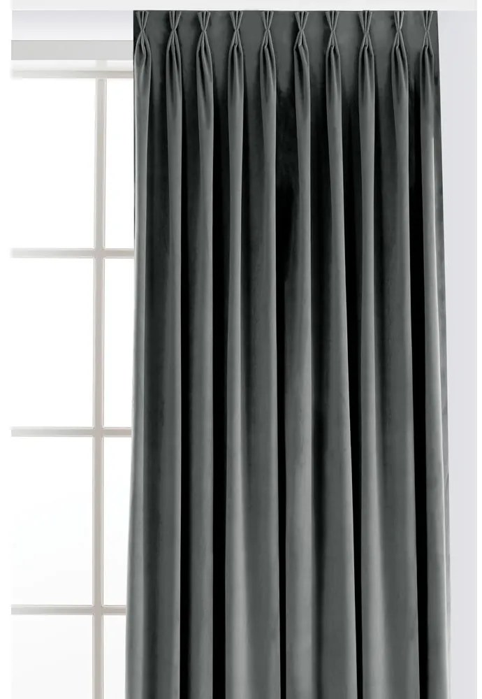 Тъмносива затъмняваща завеса 400x300 cm Velto – Filumi
