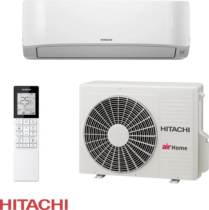 Инверторен климатик Hitachi AirHome 400 RAK-DJ50RHAE / RAC-DJ50WHAE, 18000 BTU, 37 м2, A++, Wi-Fi, R-32, Бял