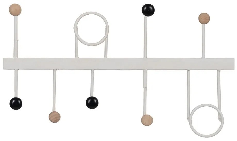 Бяла метална стенна закачалка – Ixia