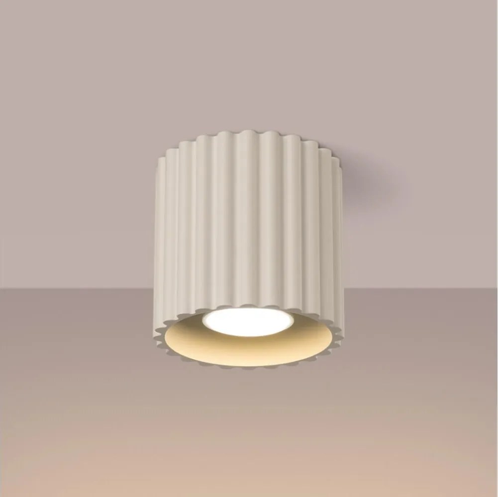 Brilagi - LED точково осветително тяло SFERA 1xGU10/10W/230V Ø 10 см кремаво